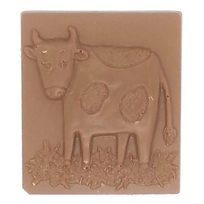 2.5" Square Custom Molded Chocolate